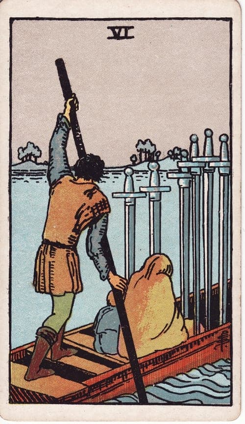 Six of Swords tarot card