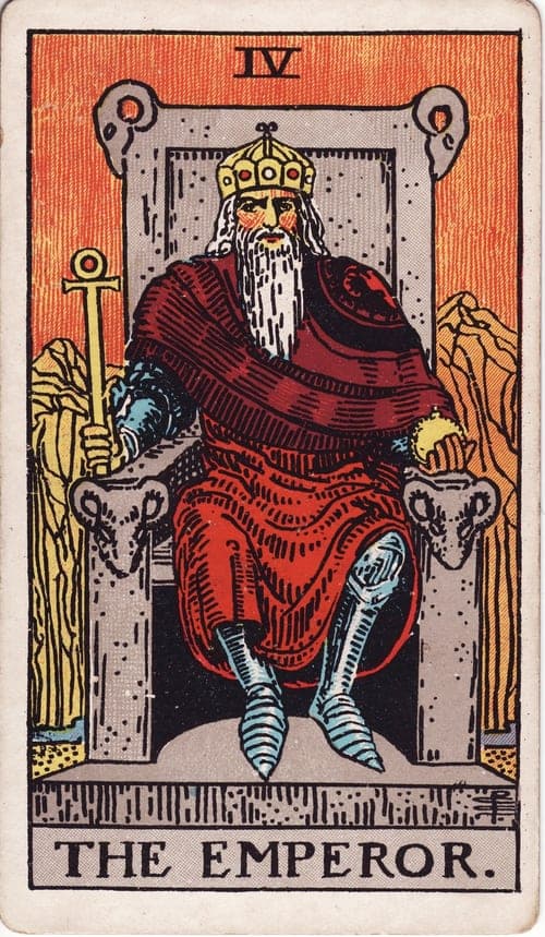 The Emperor tarot card