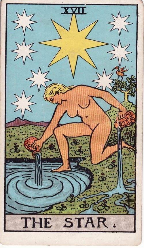 The Star tarot card