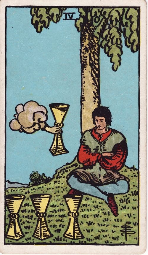 Four of Cups tarot card