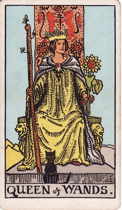 Queen of Wands tarot card